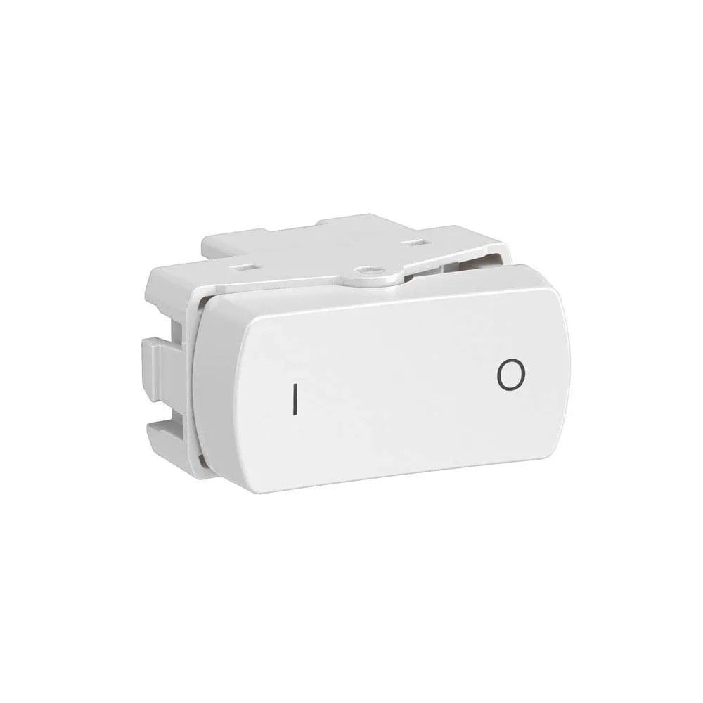 Módulo Interruptor Bipolar Simples 10A 250v Branco Miluz Schneider