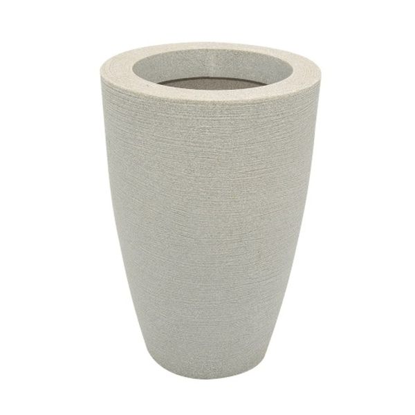 Vaso Cone Grafiato 55 Branco Marmore