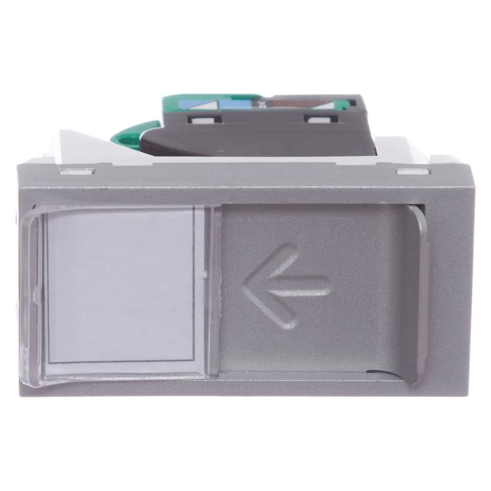 Módulo Tomada Rj45 8 Fios Utp Categoria 5e Toolless 1m Alumínio Orion Schneider