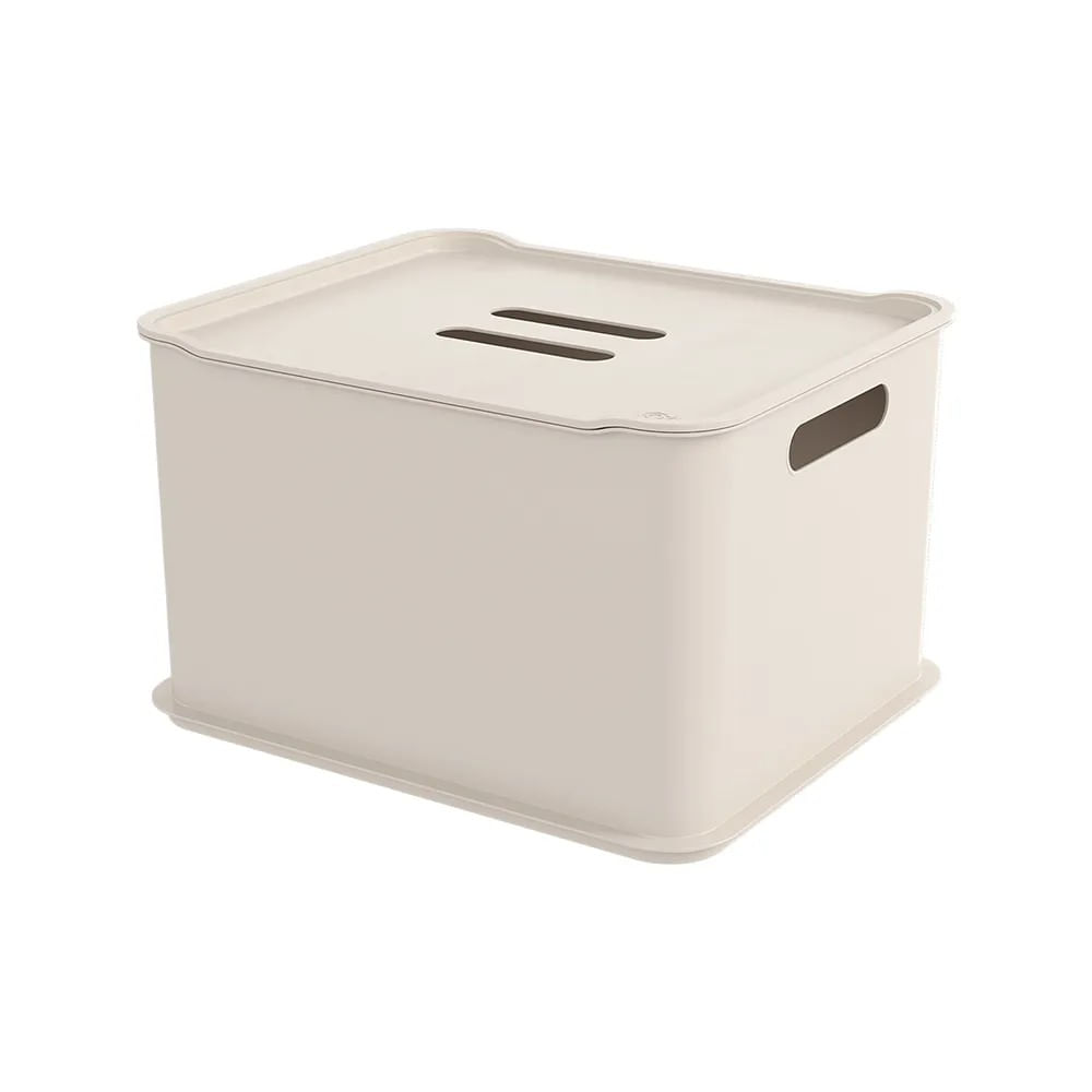 Cesta Fit Com Tampa Ultra Ligth Gray Coza