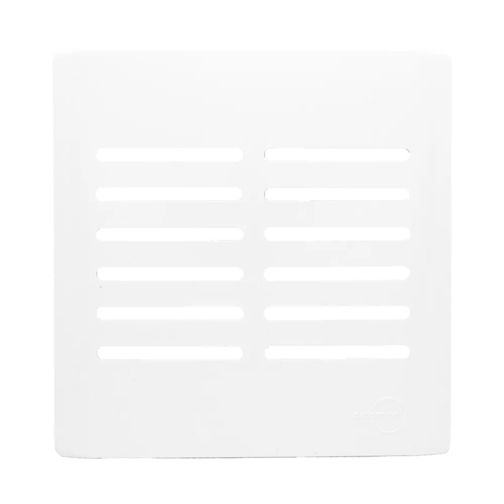 Placa 4x4 12 Interruptores Com Suporte Branca Novara Dicompel