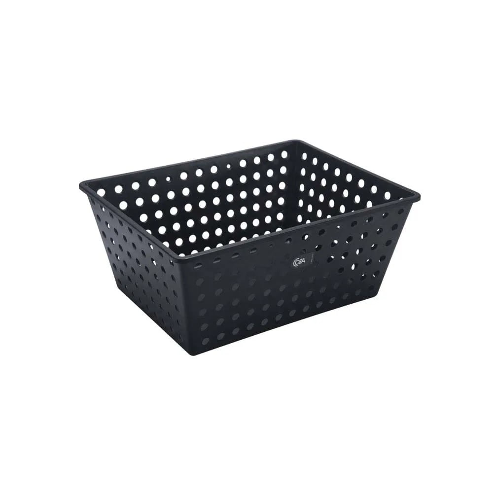 Cesto Multiuso 38,2x29,2x16,6cm preto Coza