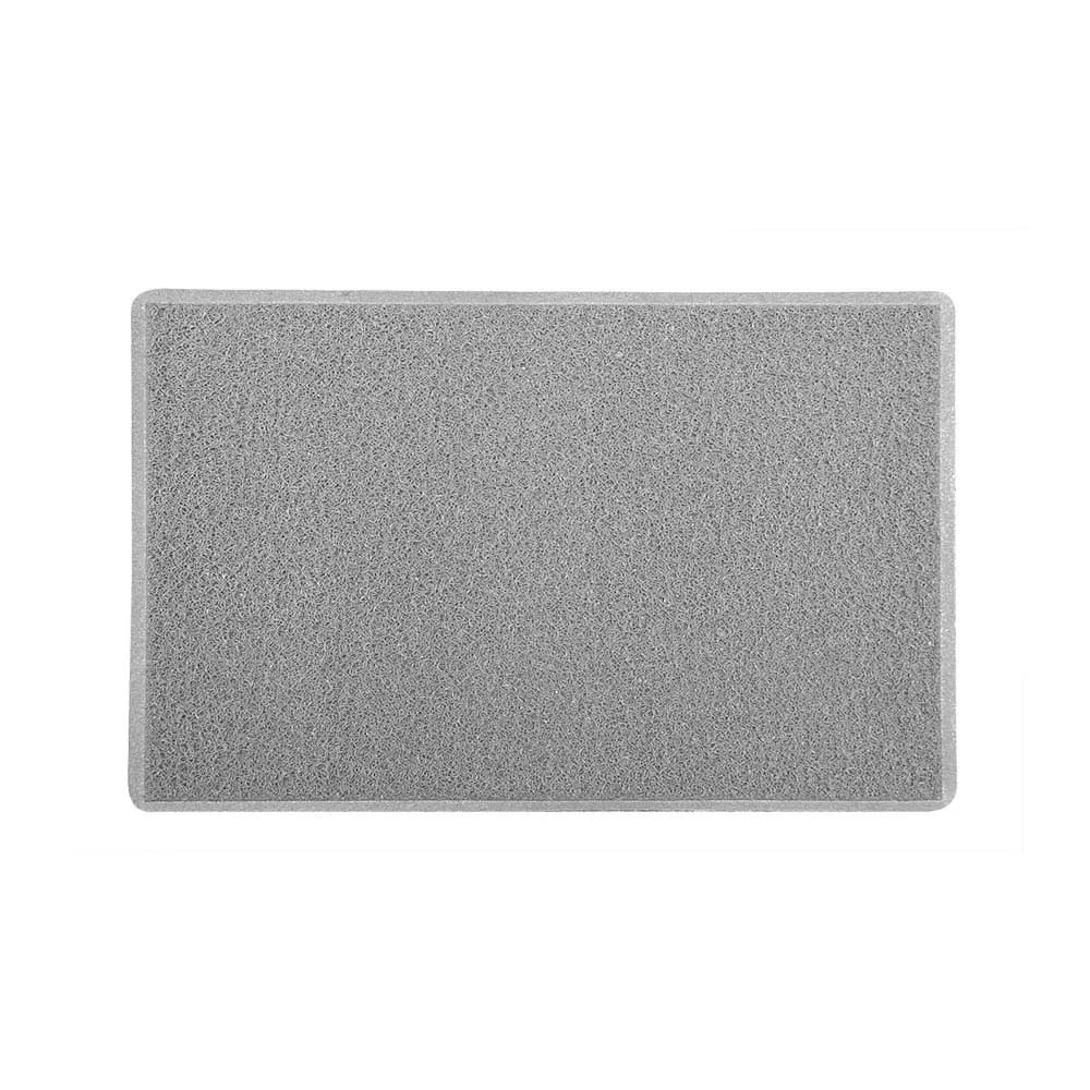Capacho Vinil Cinza 60X40X1Cm Kapazi
