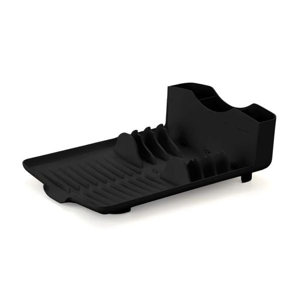 Escorredor Flat Pia Seca 4 Pratos Preto Dasplast