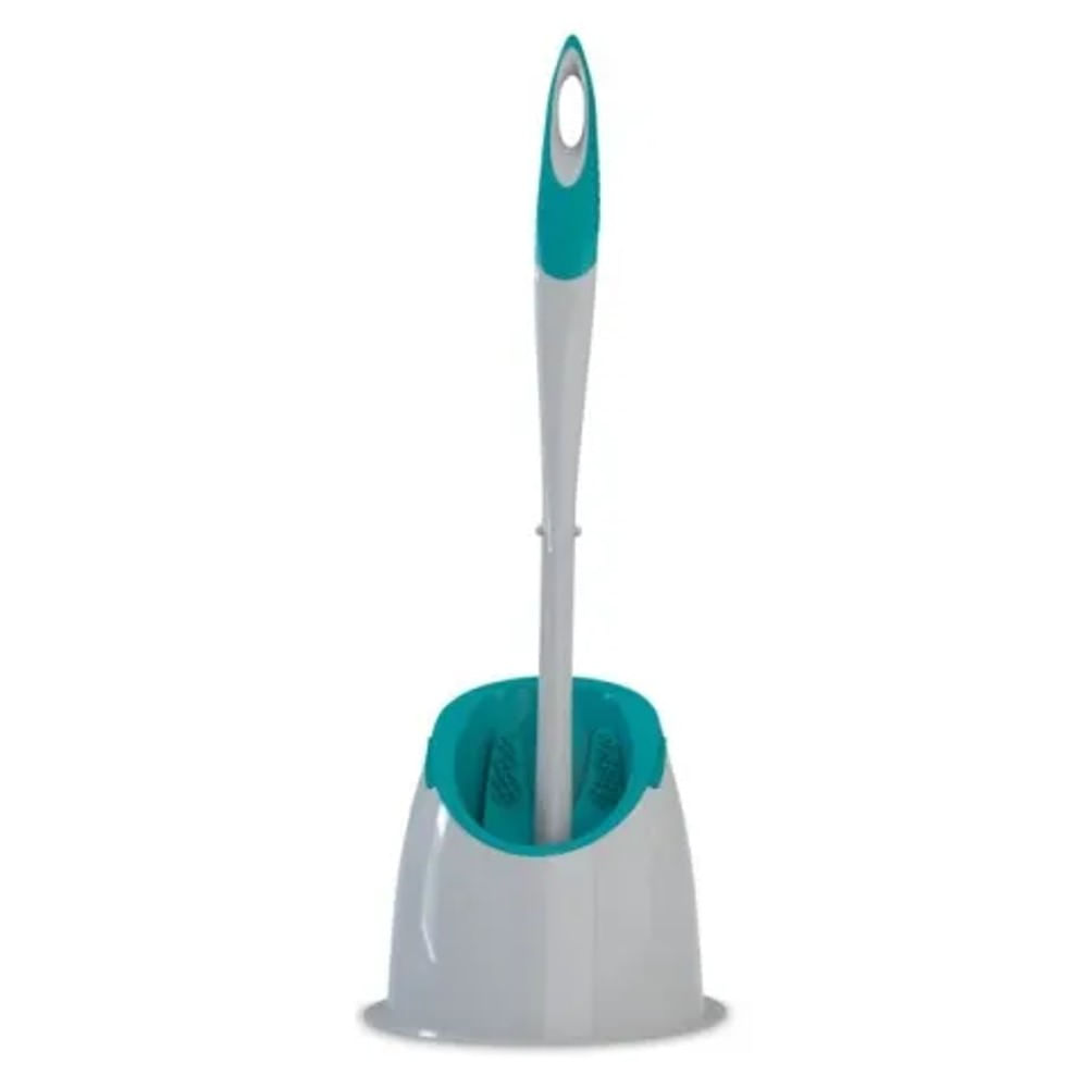 Escova Sanitária Emborrachada Com Suporte Flash Limp