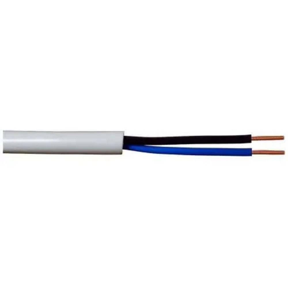 Cabo PP para Instalação de Iluminação 2x0,5cm 5m Branco DNI
