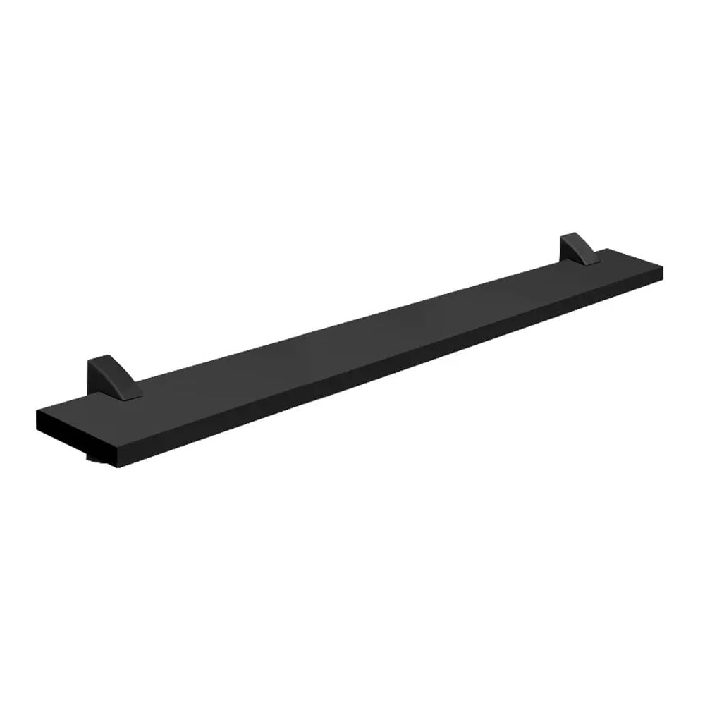 Prateleira com Suporte 1,5x10x80cm Preta Concept Prat-k