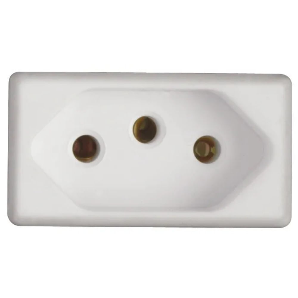 Módulo Tomada 2P T 20a/250V Liz/Tablet Branco Tramontina