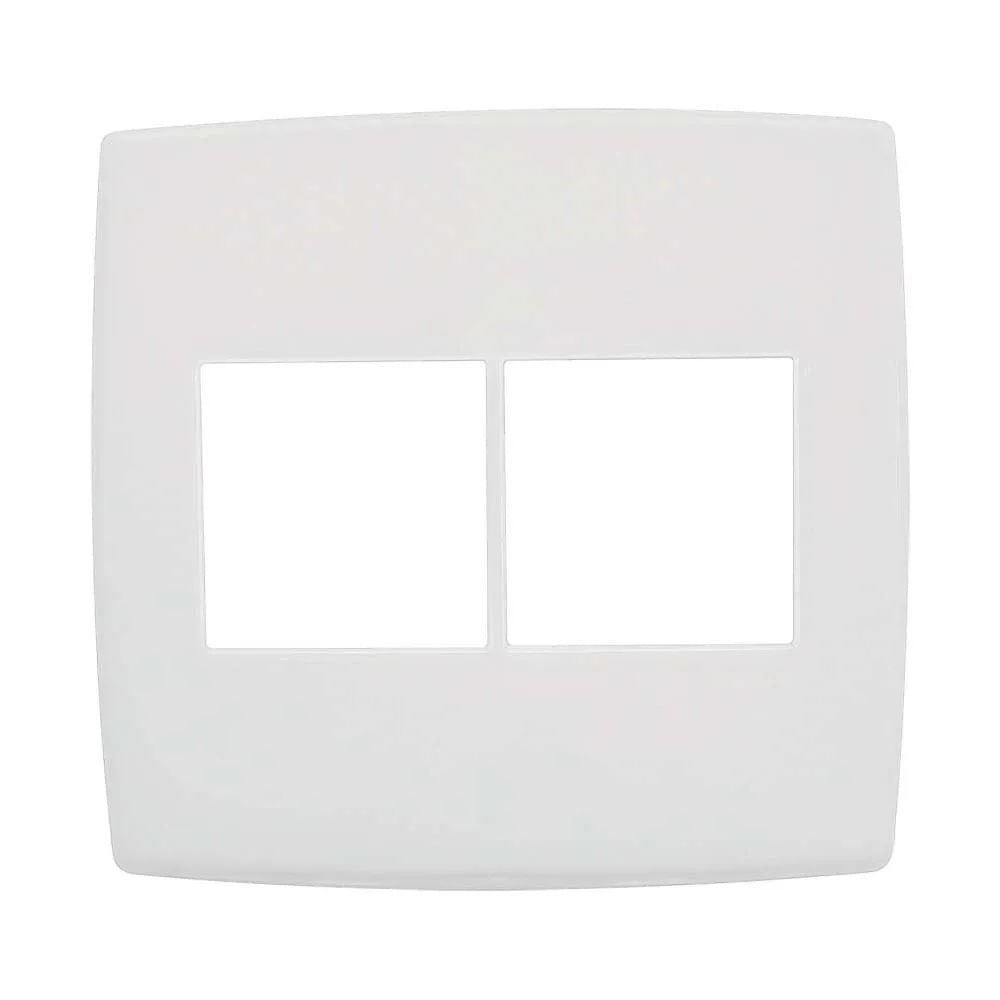 Placa 4x4 2+2 Postos Branco Pialplus Pial