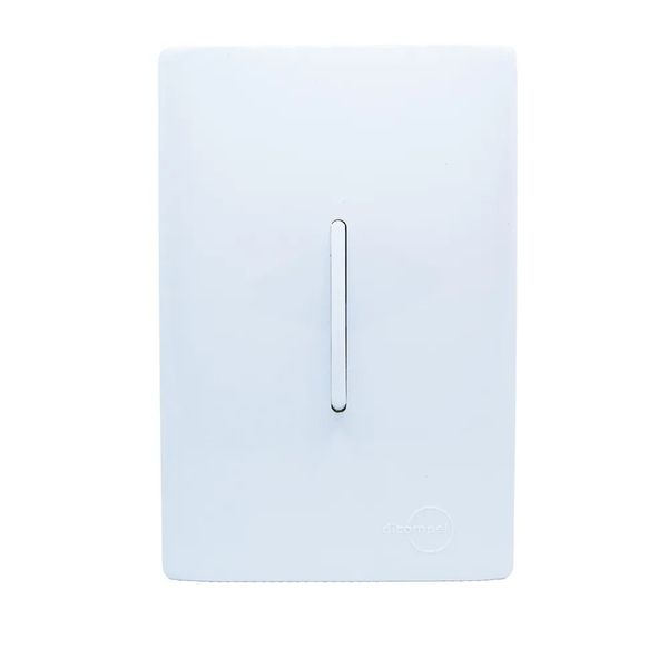 Conjunto 4X2 Interruptor Simples Vertical Branco Novara Dicompel