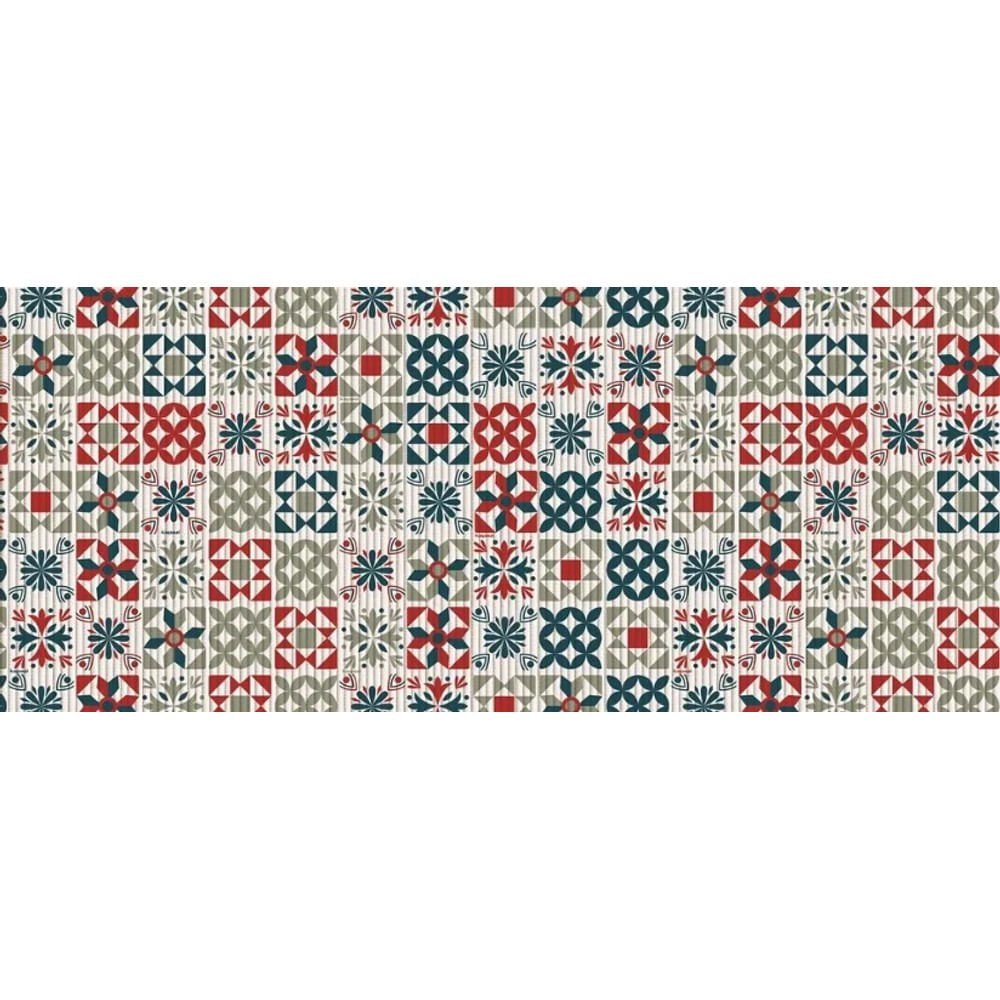 Passadeira Tropical Azulejos 20 43Cmx1M Kapazi
