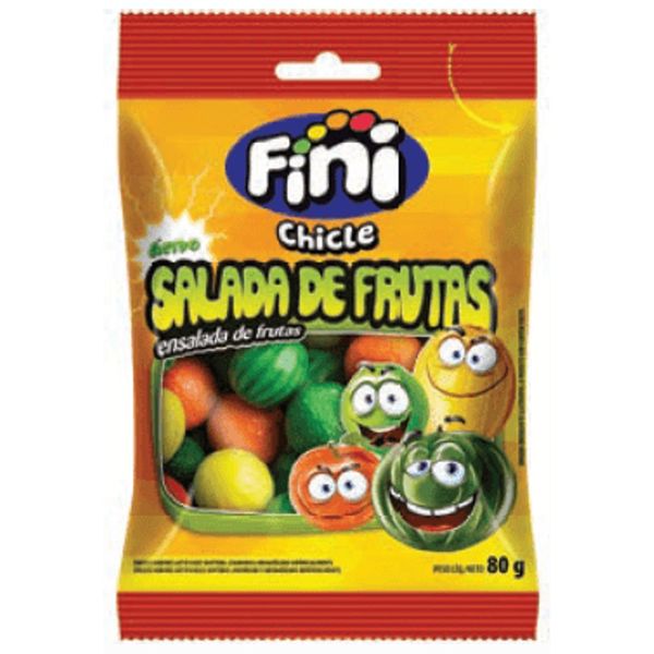 Chiclete Salada de Frutas 80g Fini