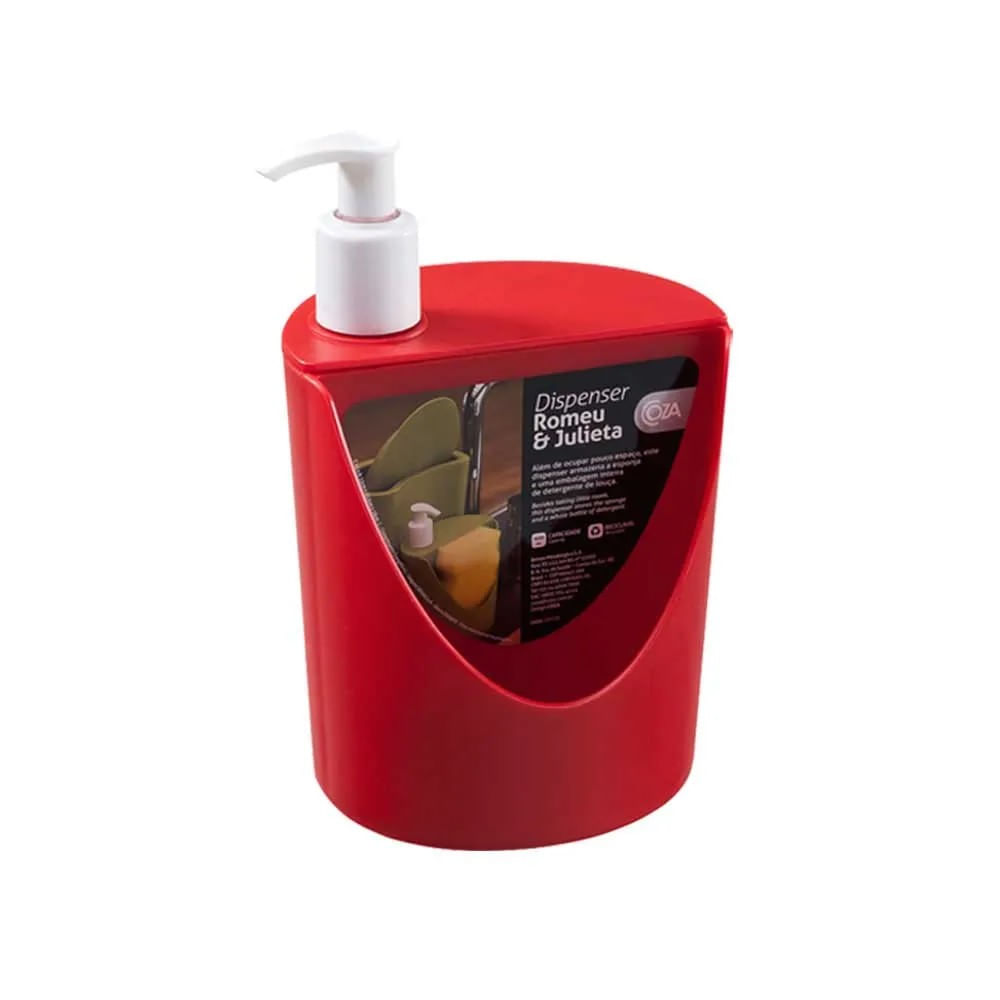 Porta sabonete líquido RJ 600ml pimenta Coza