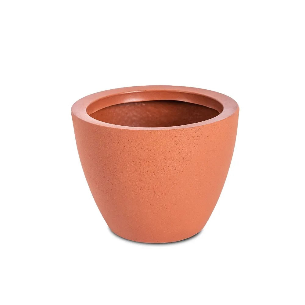 Vaso De Plástico Cone Baixo Pote 22 Terracota Vasap
