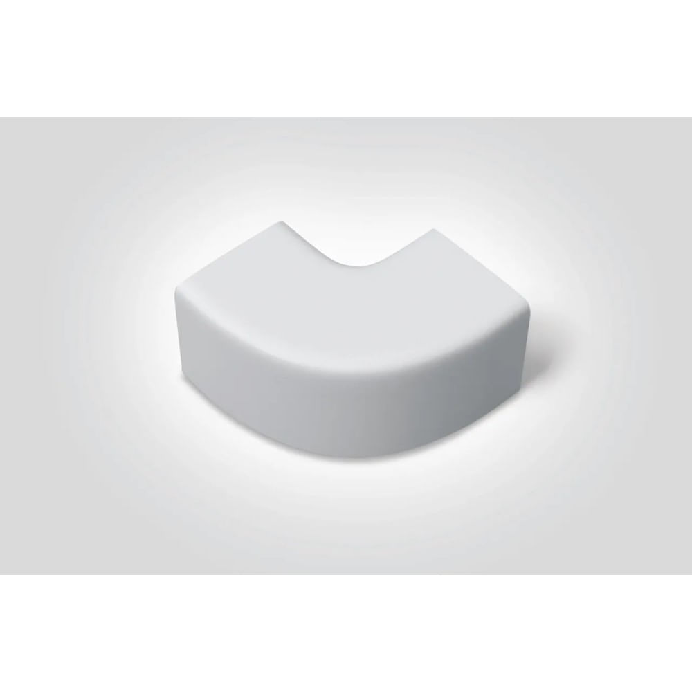 Curva Plana 30X30 Para Canaleta Ar Condicionado Helaclima Cpac3030