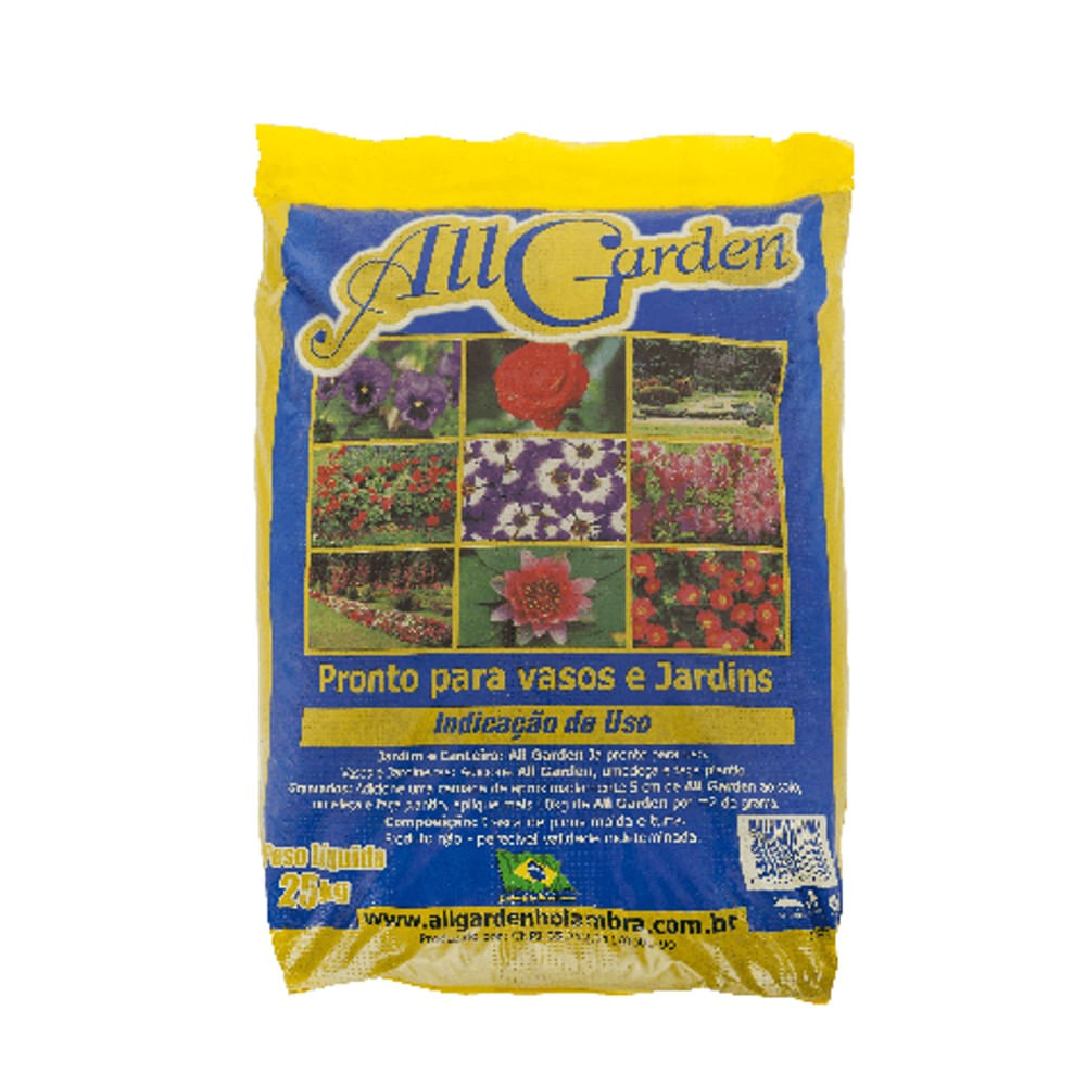 Turfa All Garden para Vasos, Floreiras e Jardins 25kg