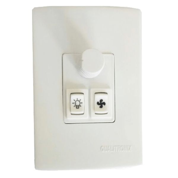 Controle p/ Ventilador e Lâmpada (Ventilador 1 Lâmpada) Qualitronix