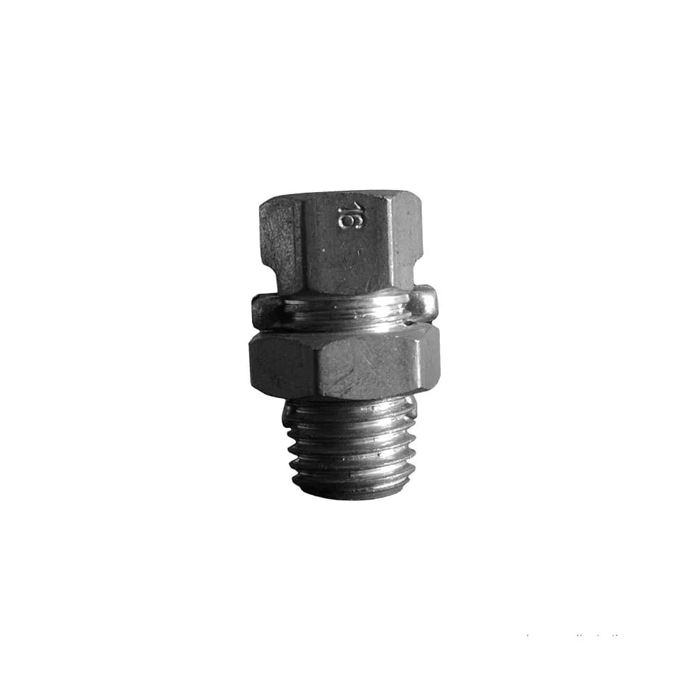 Conector Parafuso Alta Condutibilidade Para Fios 16mm² Aplicação em Redes Elétricas Aço Asantos
