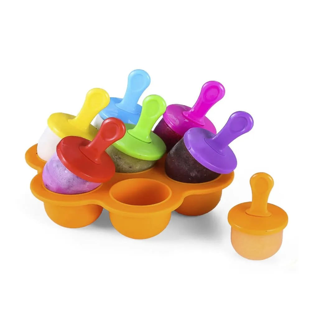 Forma De Silicone Para 7 Picoles Mozcada