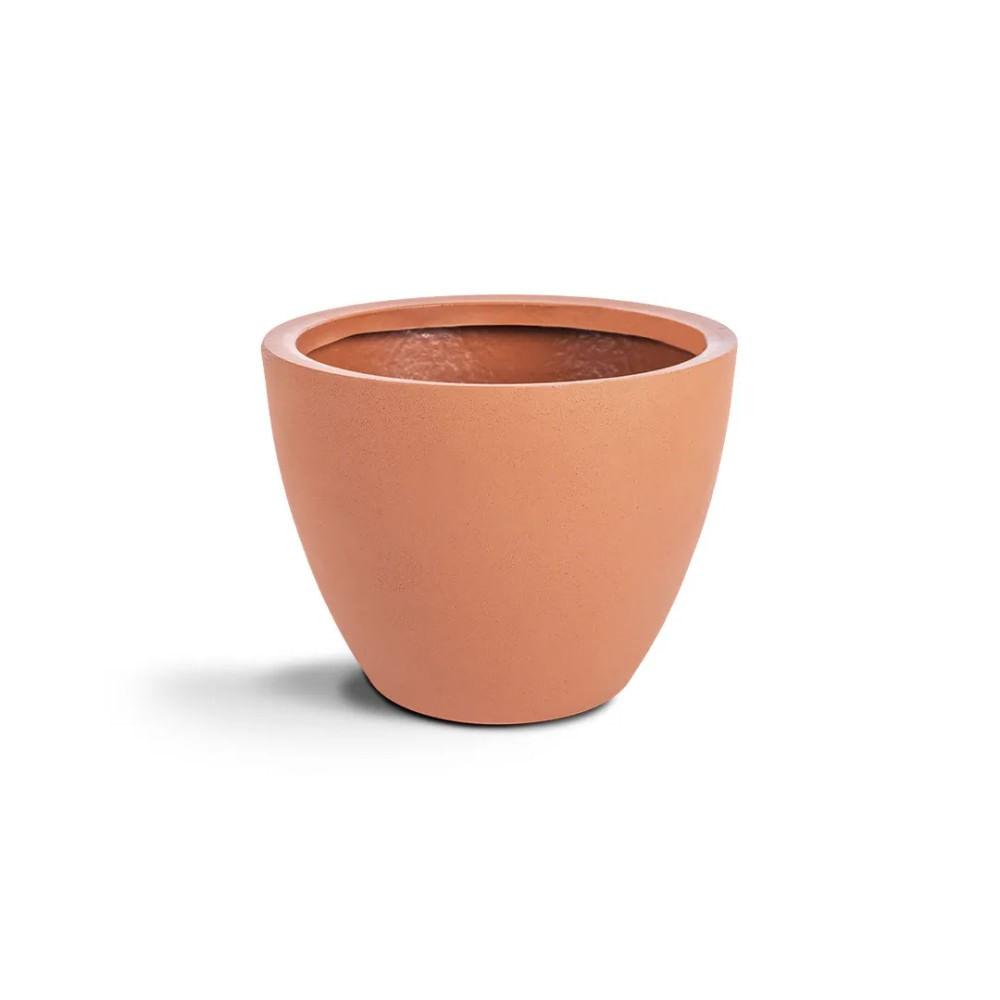 Vaso De Plástico Cone Baixo Pote 28 Terracota Vasap