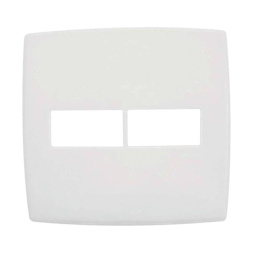 Placa 11 Posto 4x4 Horizontal Branco Protegido Contra Amarelamento Ocasionado Pela Ação De Raios Ultravioletas 618511 Pial Plus Legrand