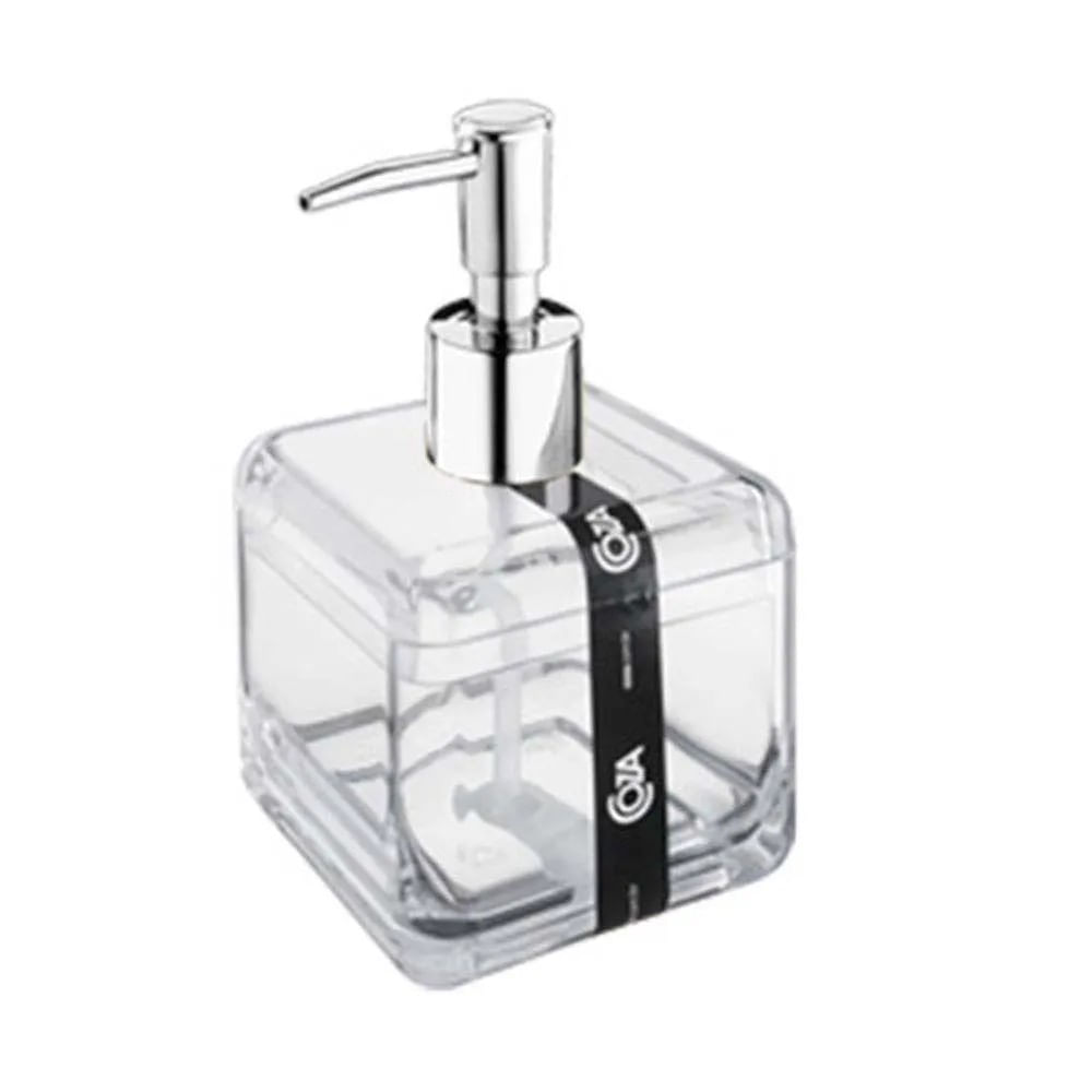 Porta sabonete líquido Cube 330ml cristal Brinox