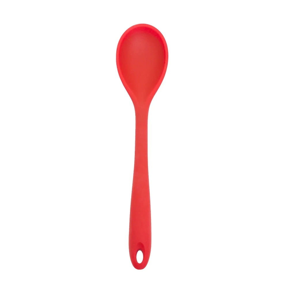 Colher De Silicone Vermelho Mozcada