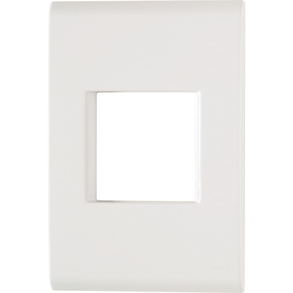 Placa 2 Postos Juntos 4x2 Liz Branco 57106005 Tramontina