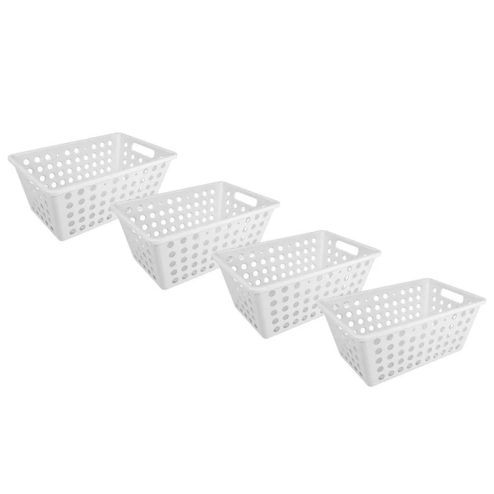 Kit Cesta Grande Coza 4 Unidades Cores Sortidas Brinox
