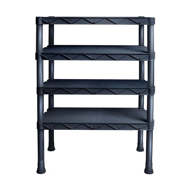 Estante Atena Rattan Com Encaixe Lateral 4 Níveis Arqplast