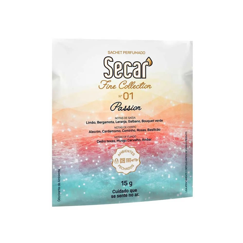 Sachet perfumado 15g Secar Fine Collection Passion Secar