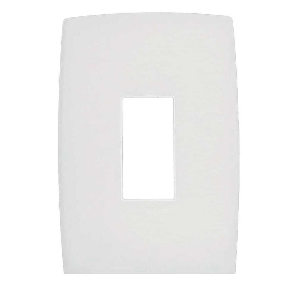 Placa 1 Posto Vertical 4x2 Branco Protegido Contra Amarelamento Ocasionado Pela Ação De Raios Ultravioletas 618501 Pial Plus Legrand
