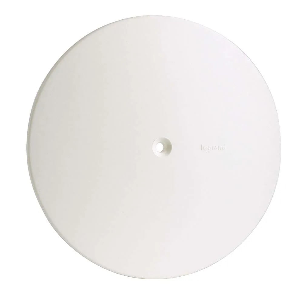 Placa Cega Redonda Para Caixa 4" Branco Protegido Contra Amarelamento Ocasionado Pela Ação De Raios Ultravioletas 618540 Pial Plus Legrand
