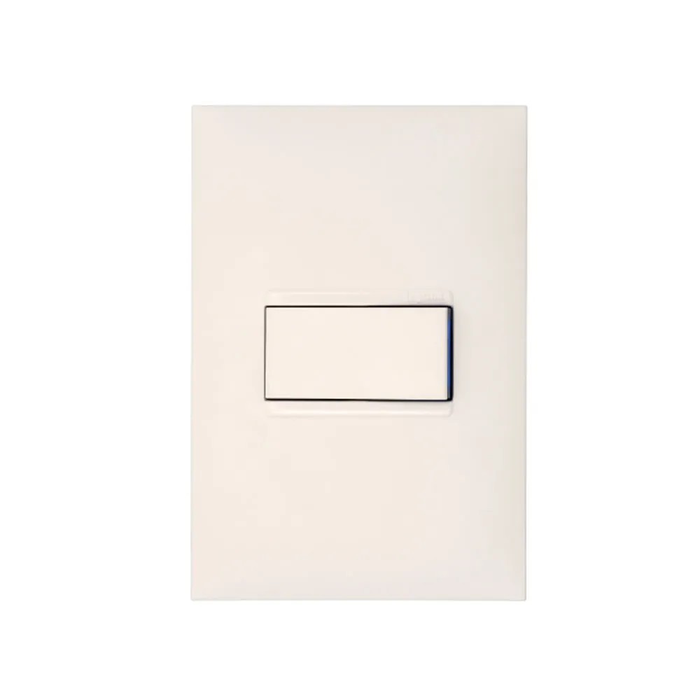 Conjunto 1 Interruptor Simples Horizontal 10A 4x2 Branco Acetinado Monocromático 611110bc Pial Plus Legrand