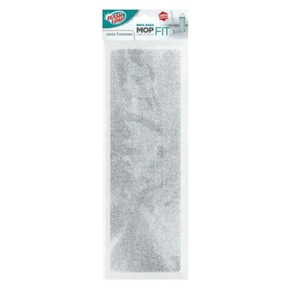 Refil Mop Lava E Seca Fit Flash Limp