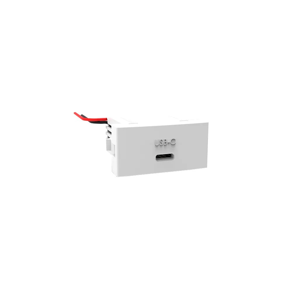 Modulo Pro Tomada Usbc 1 Mod 25W Ip Branco Alumbra
