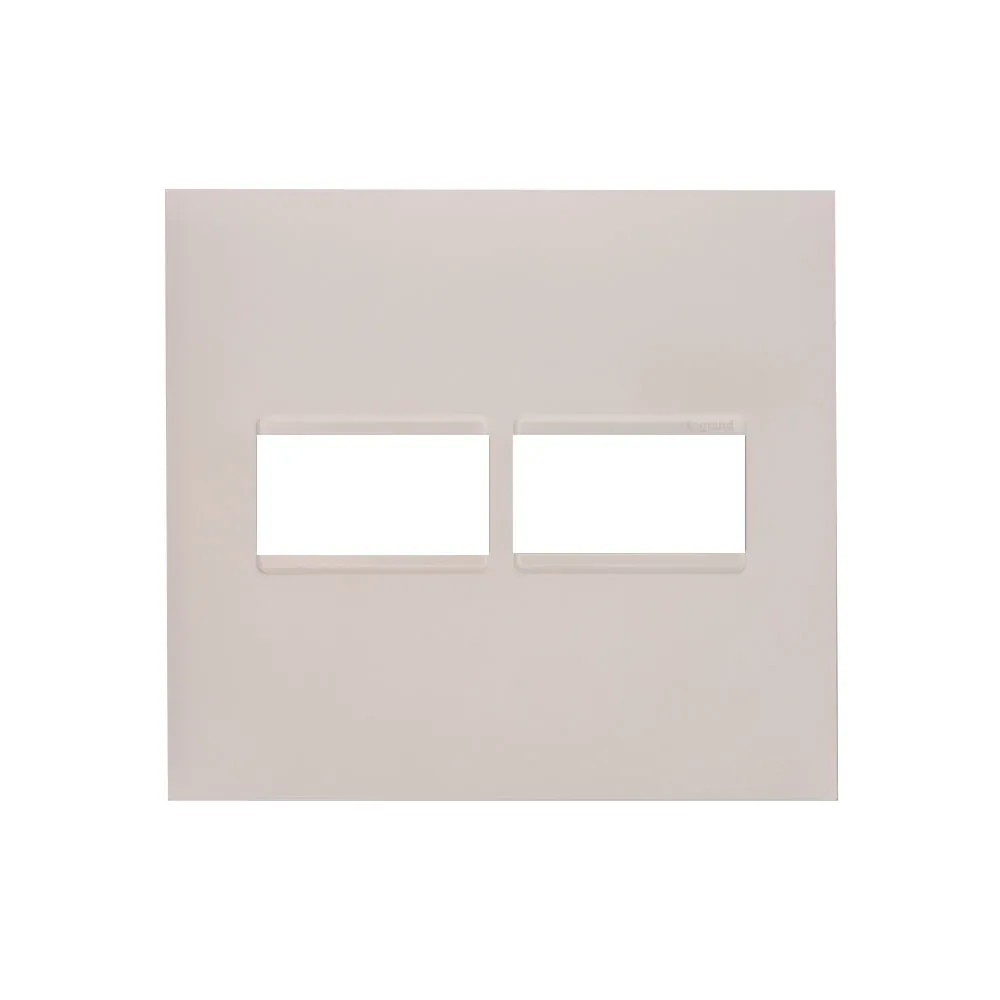Placa 11 Postos 4x4 Branco Acetinado Monocromático Protegido Contra Amarelamento 618511bc Pial Plus Legrand