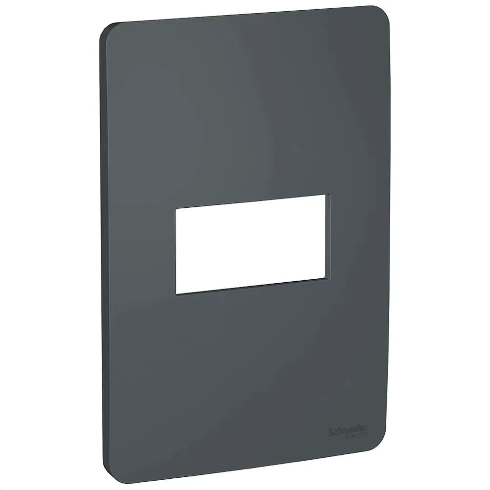 Placa 4X2 1 Posto Stellar Black Orion