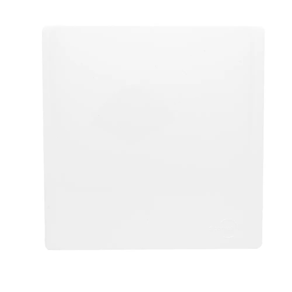 Placa 4X4 Cega Com Suporte Branco Novara Dicompel