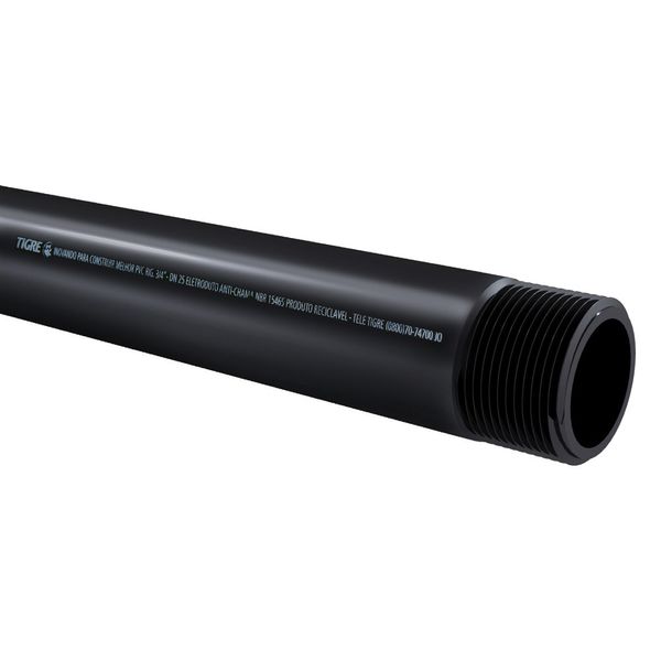 Tubo Eletroduto Roscável 3m 1/2" Tigre