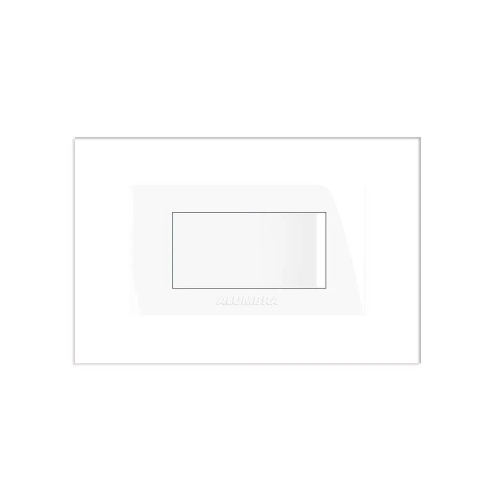 Conjunto Interruptor Simples Para Móveis Pro Branco Alumbra