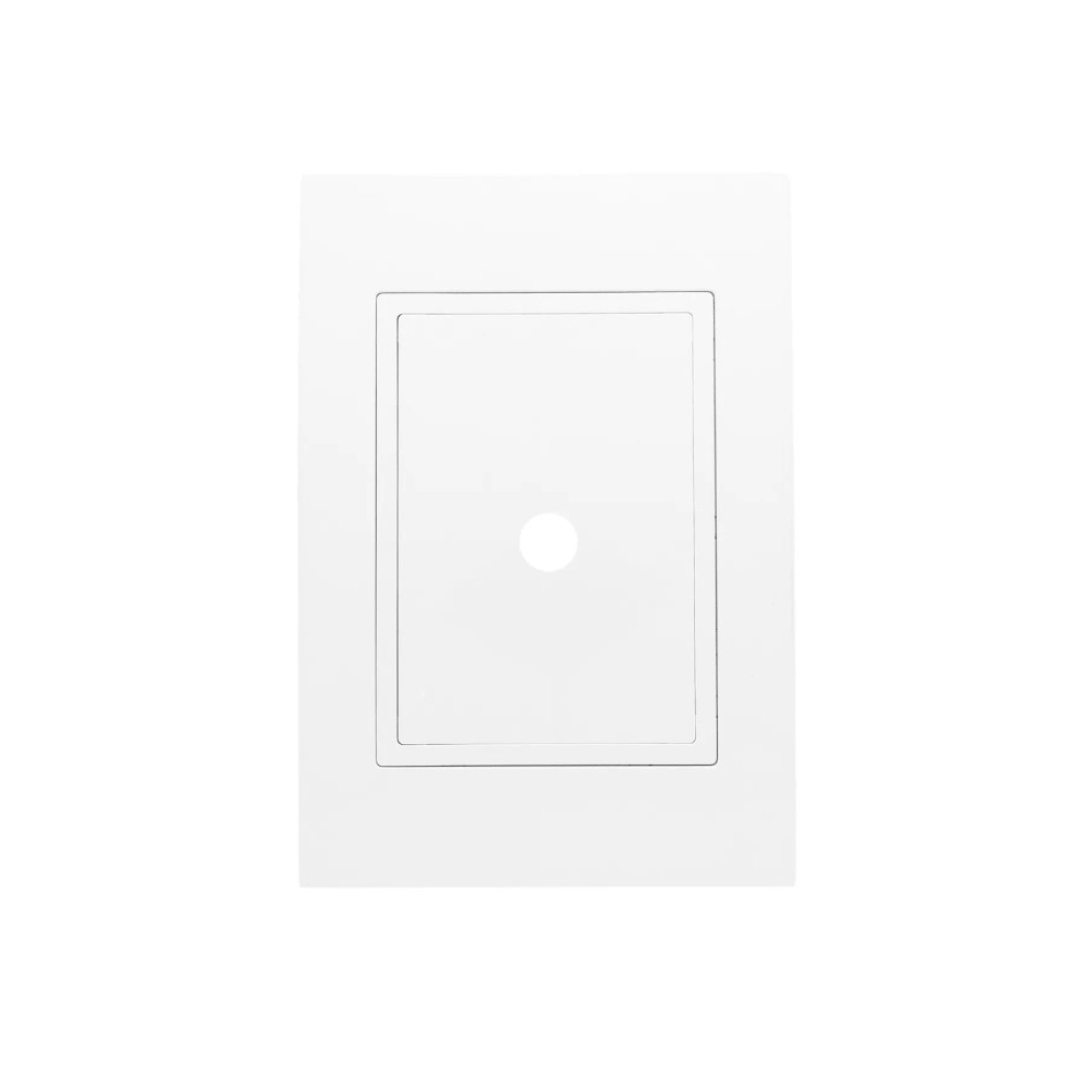 Placa 4x2 1 Furo Com Suporte Branca Ravenna Dicompel Placa 4X2 1 Furo Com Suporte Branca Ravena