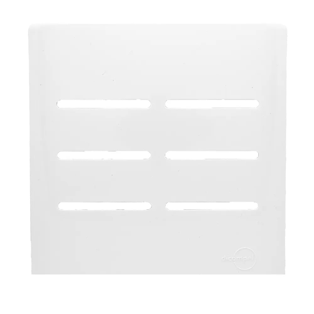 Placa 4X4 6 Interruptores Com Suporte Branco Novara Dicompel