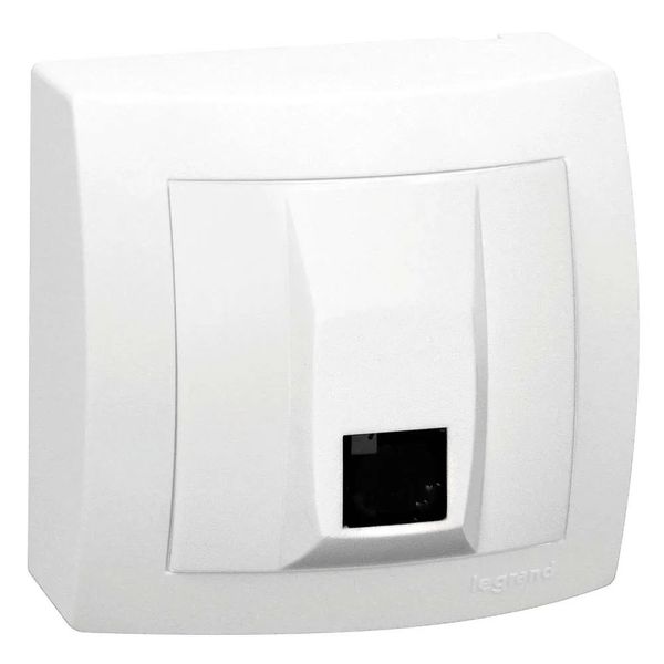 Tomada Para Telefone Rj11 2 Fios Para Instalações Aparentes Com Canaletas Do Sistema X 675017 Sistema X Pial Legrand