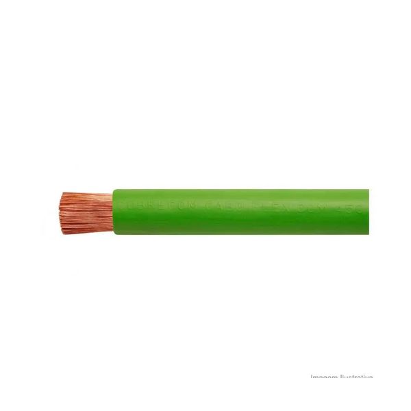 Cabo Flexível Antichamas 750V 2,5mm² Verde 15m Cobrecom