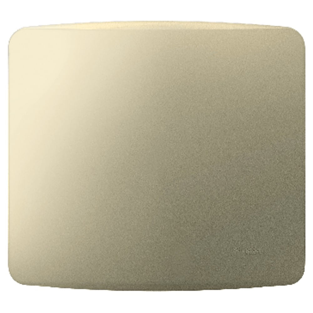 Placa 4x4 Cega Com Suporte Dourada Miluz Colors Schneider