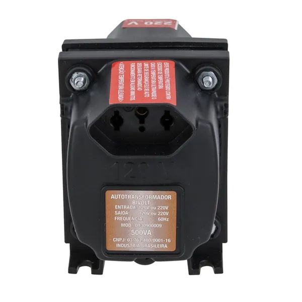 Autotransformador 500VA Bivolt Slim Premium Force Line