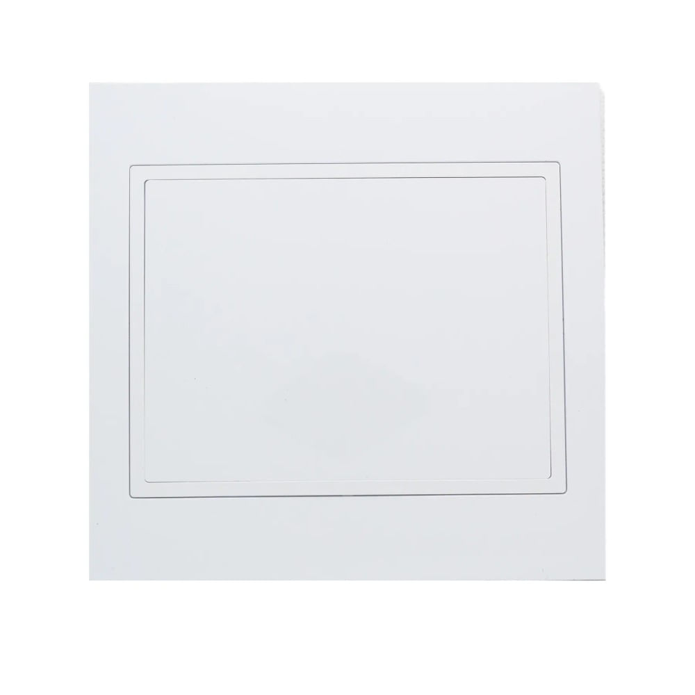 Placa 4x4 Cega Com Suporte Branca Ravenna Dicompel