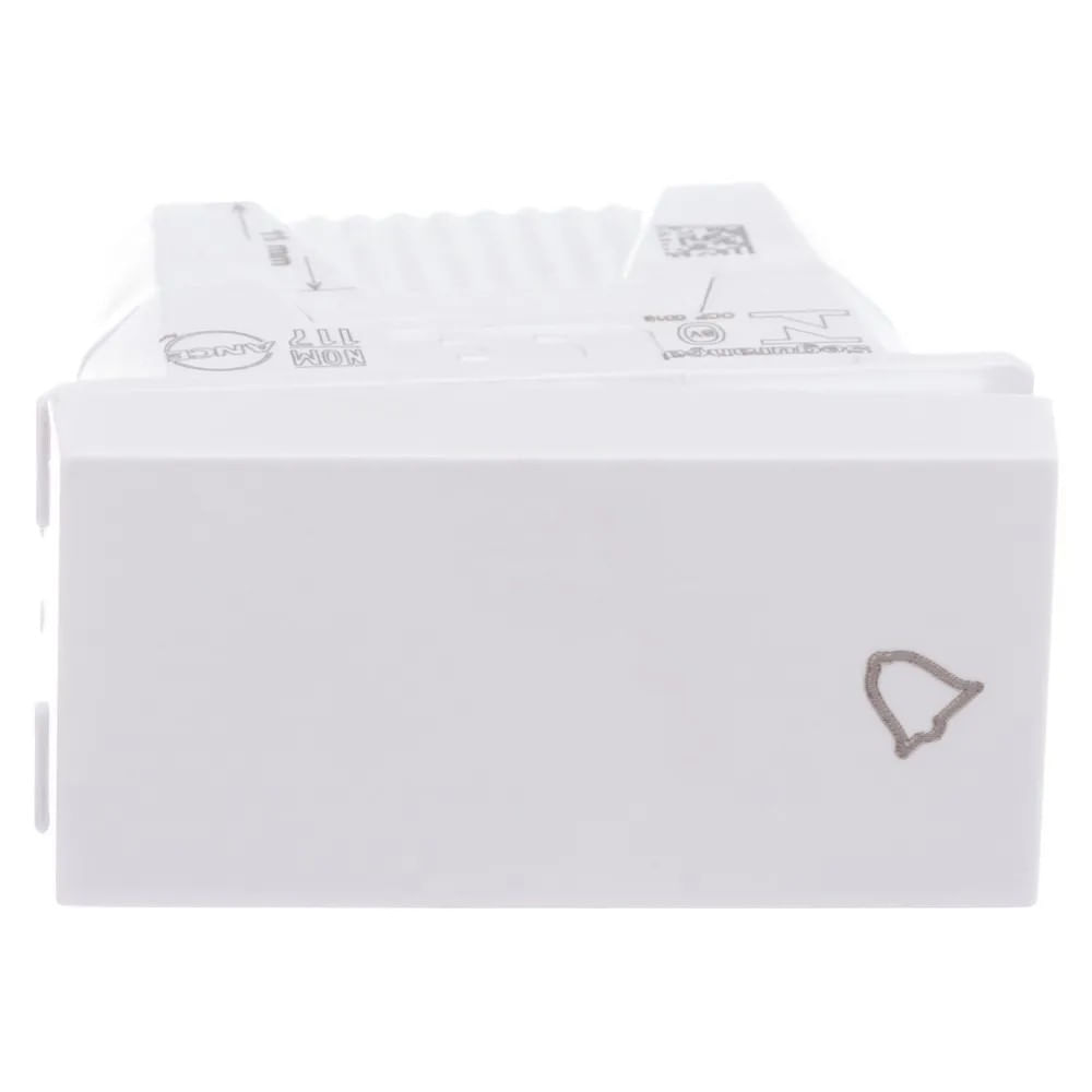 Módulo Pulsador Campainha 10a 250v 1 Módulo Branco Orion Schneider