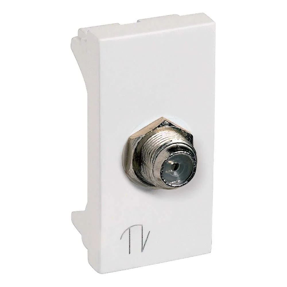 Módulo para tomada de Antena de TV branco Pialplus Pial